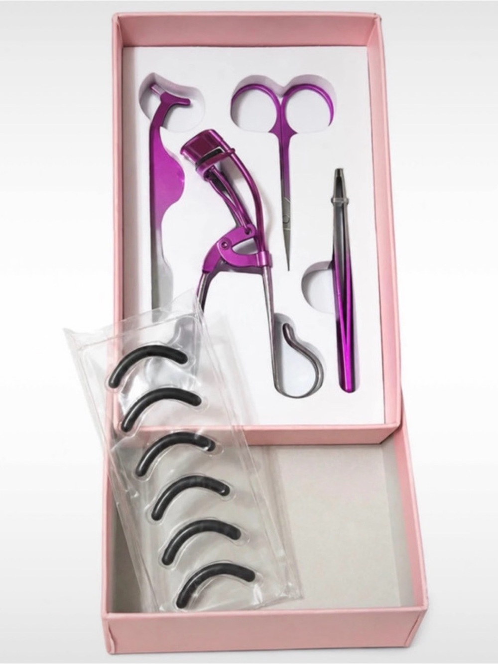 Eyelash Tool Kit - Pink/Purple Professional Set